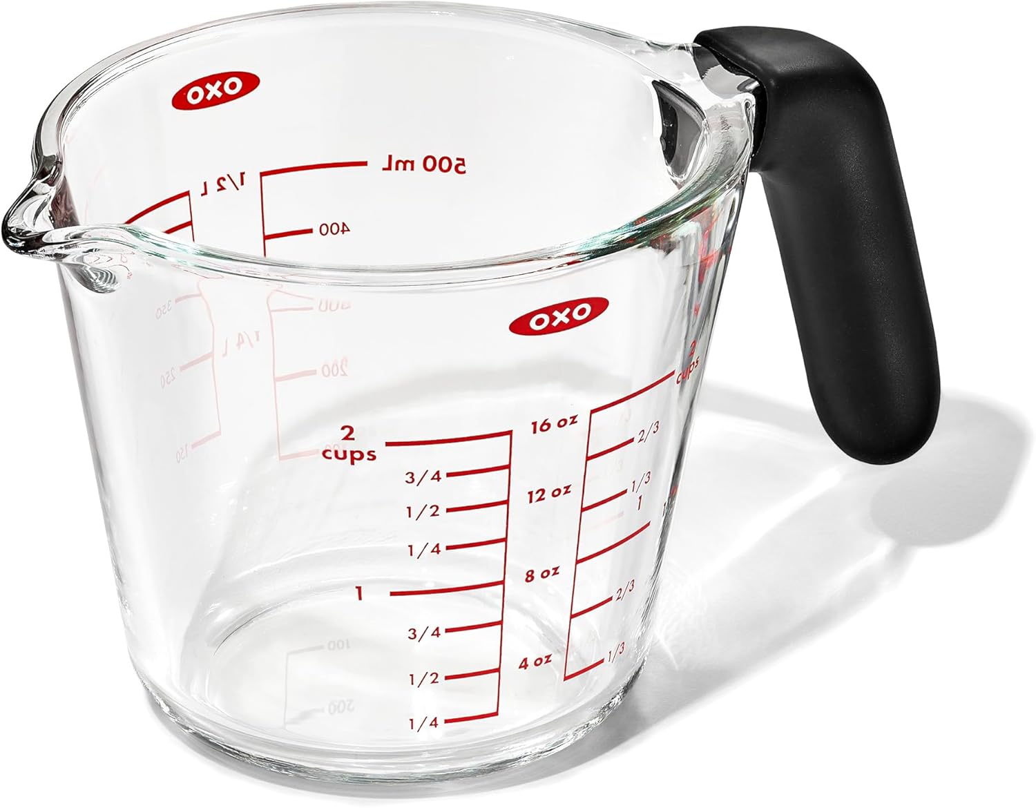 OXO Good Grips – Taza medidora de vidrio (2 tazas)