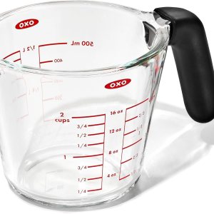 OXO Good Grips – Taza medidora de vidrio (2 tazas) OXO Good Grips – Taza medidora de vidrio (2 tazas)