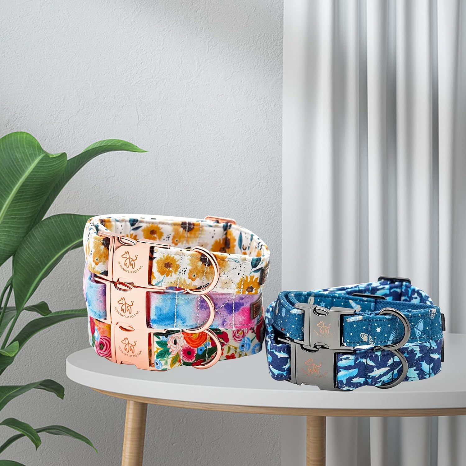 Elegant little tail – Collar ajustable para mascotas, lindo y duradero, diseño colorido y moderno, regalo para perro macho o hembra de tamaño