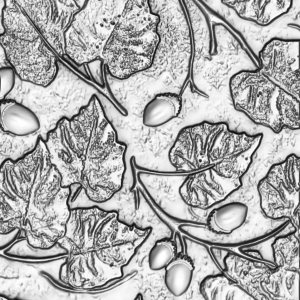 Sizzix Sizzx 3-D Texture Fades – Carpeta de estampado de bellotas por Tim Holtz 665772 Capítulo 3 2022, multicolor Sizzix Sizzx 3-D Texture Fades – Carpeta de estampado de bellotas por Tim Holtz 665772 Capítulo 3 2022, multicolor