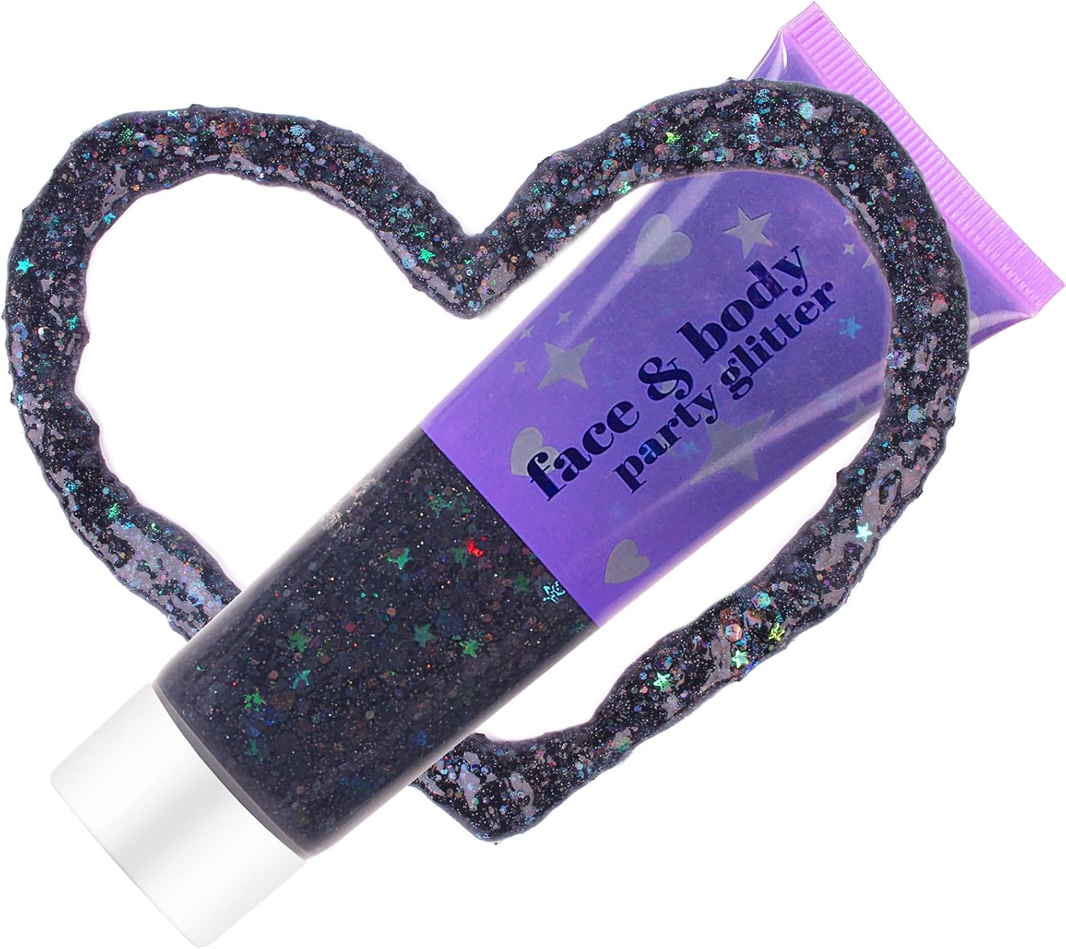 Brillantina corporal gruesa y fina de alta capacidad con gel para conciertos de cantante, maquillaje de fiesta rave, secado rápido y de larga