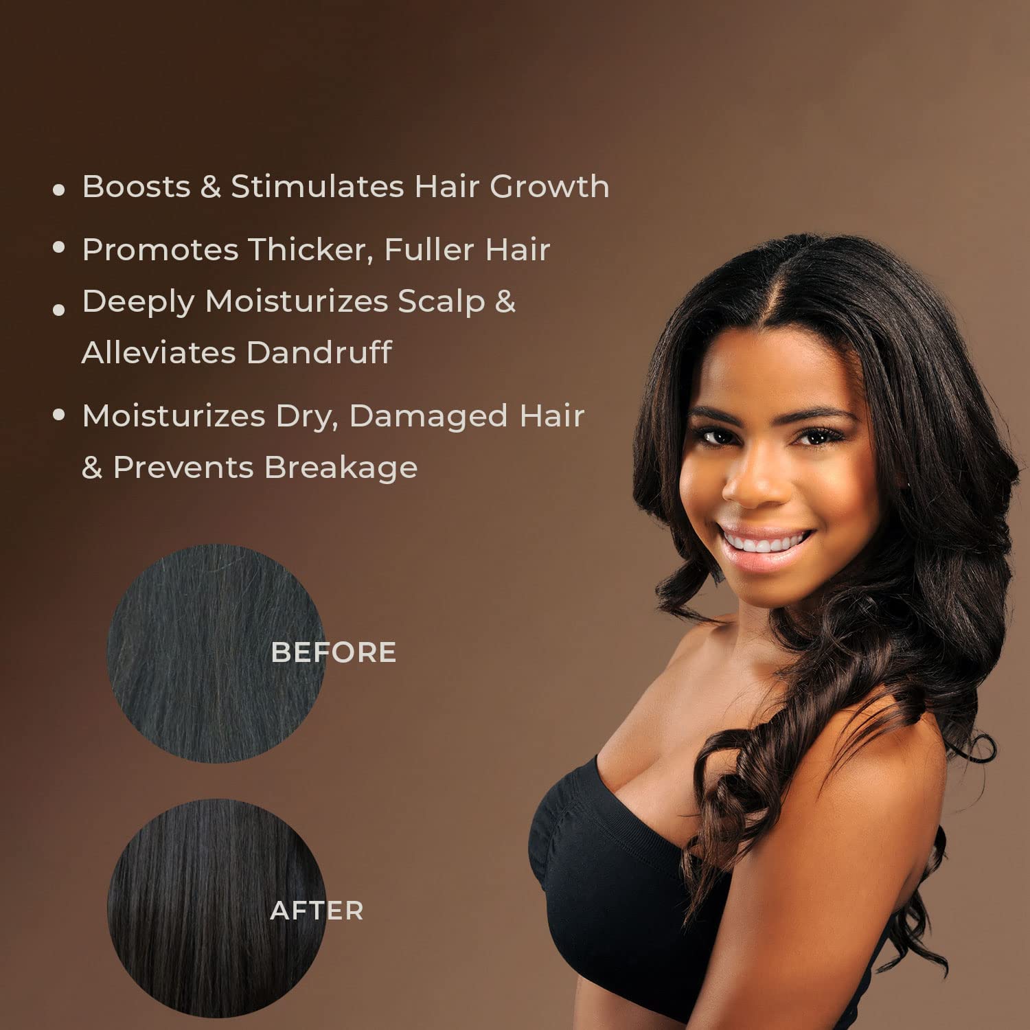 Sunny Isle Aceite de ricino negro jamaicano infundido con polvo de Chebe africano totalmente natural de 4 onzas  Para cabello más largo y fuerte
