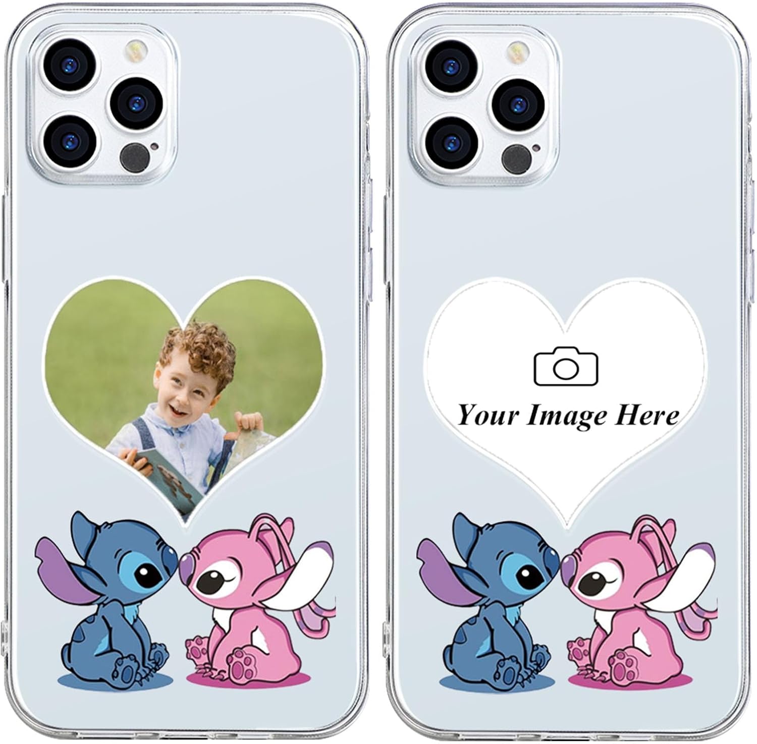 Funda transparente personalizada para iPhone 15 de 6.1 pulgadas, bonita funda de silicona con foto de dibujos animados de anime, regalo para