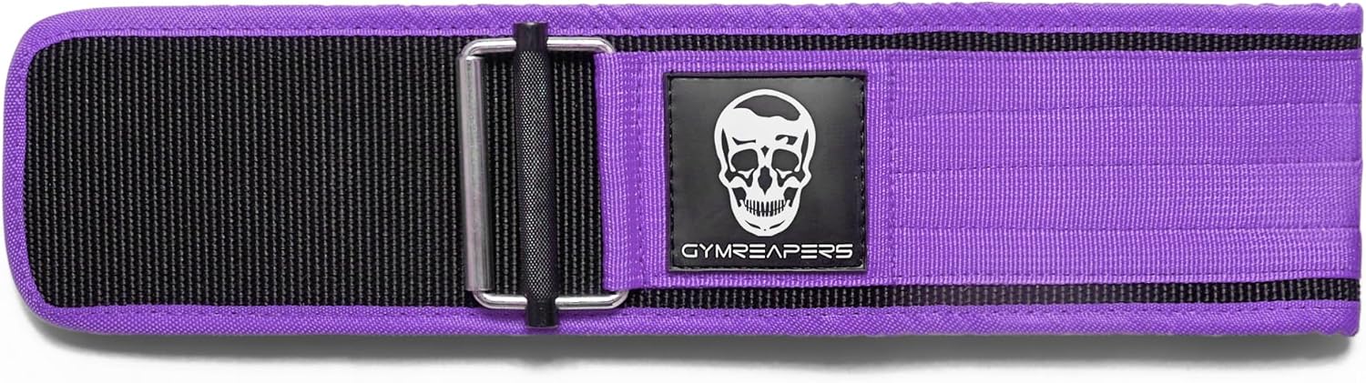 Gymreapers – Cinturón de levantamiento de pesas de cierre rápido para entrenamiento funcional, neopreno de 4 pulgadas con hebilla de metal, soporte
