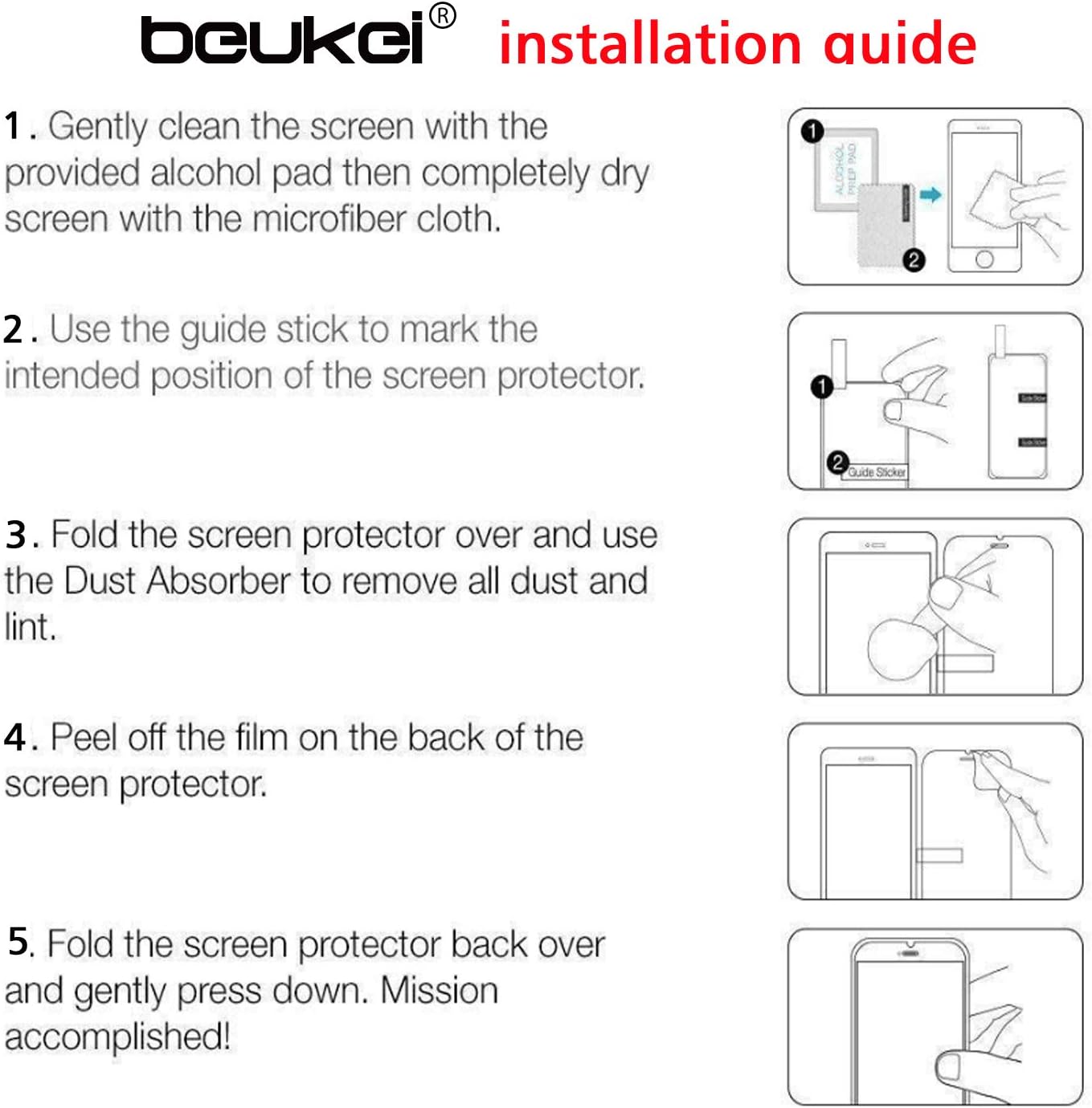 beukei (4 unidades) Compatible con Samsung Galaxy S21 FE 5G  Galaxy S21 FE (solo modelo FE), protector de pantalla de vidrio templado, sensible al