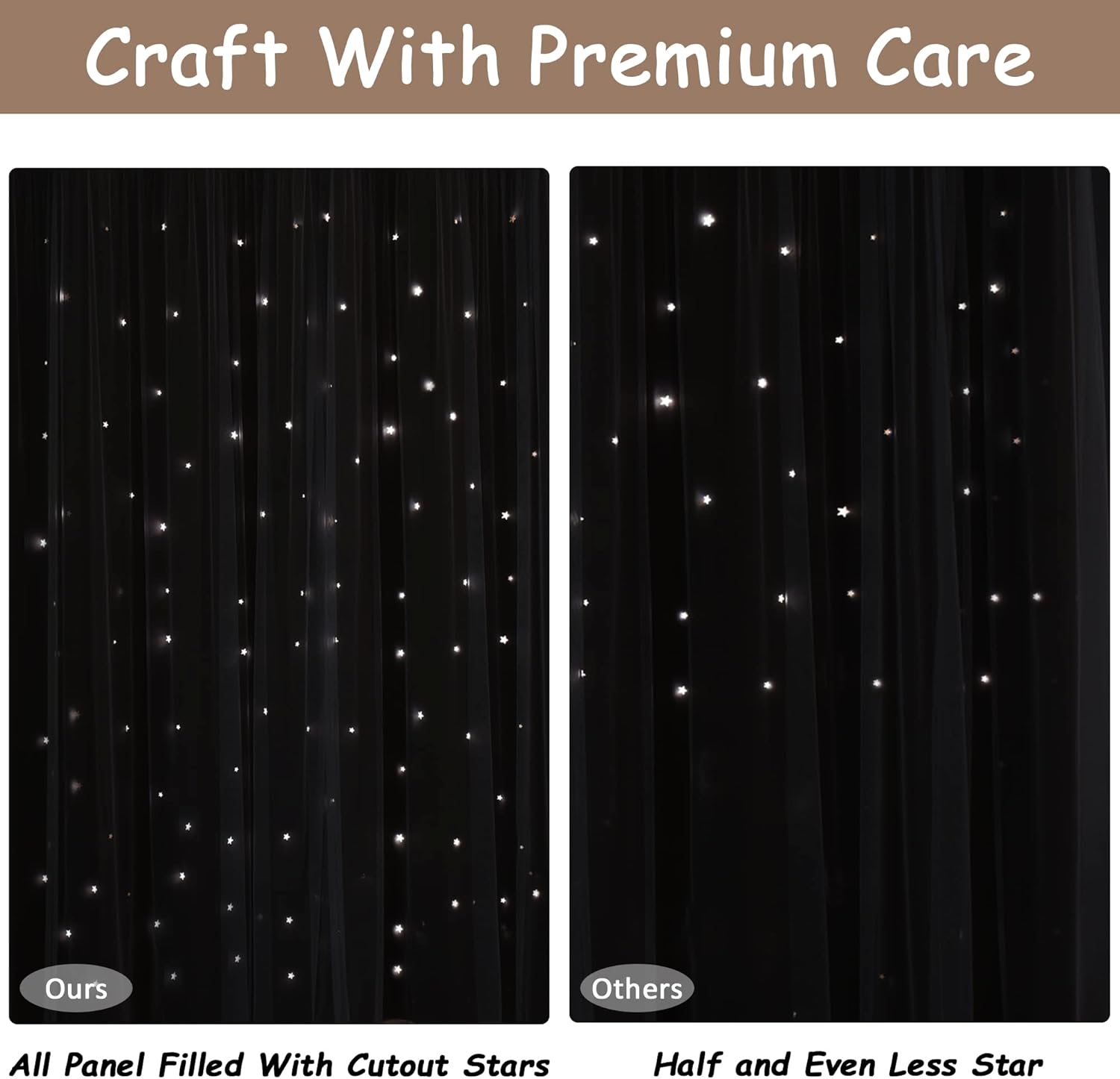 Kinryb Star – Cortinas de doble capa