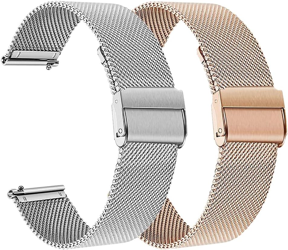 FitTurn Correa de muñeca compatible con HYSTORM Health Smart Watch de 1.43 pulgadas, correa de metal de repuesto para HYSTORM de 1.43 pulgadas,