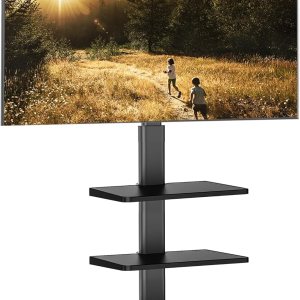FITUEYES Soporte de suelo de TV de esquina para televisores de 32, 40, 47, 50, 55 y 60 pulgadas, soporte de TV giratorio con soporte, apto para FITUEYES Soporte de suelo de TV de esquina para televisores de 32, 40, 47, 50, 55 y 60 pulgadas, soporte de TV giratorio con soporte, apto para
