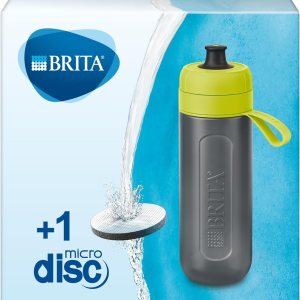 BRITA Botella con filtro de agua activa, reduce el cloro y las impurezas orgánicas, libre de BPA, Lima, 20.3 fl oz BRITA Botella con filtro de agua activa, reduce el cloro y las impurezas orgánicas, libre de BPA, Lima, 20.3 fl oz