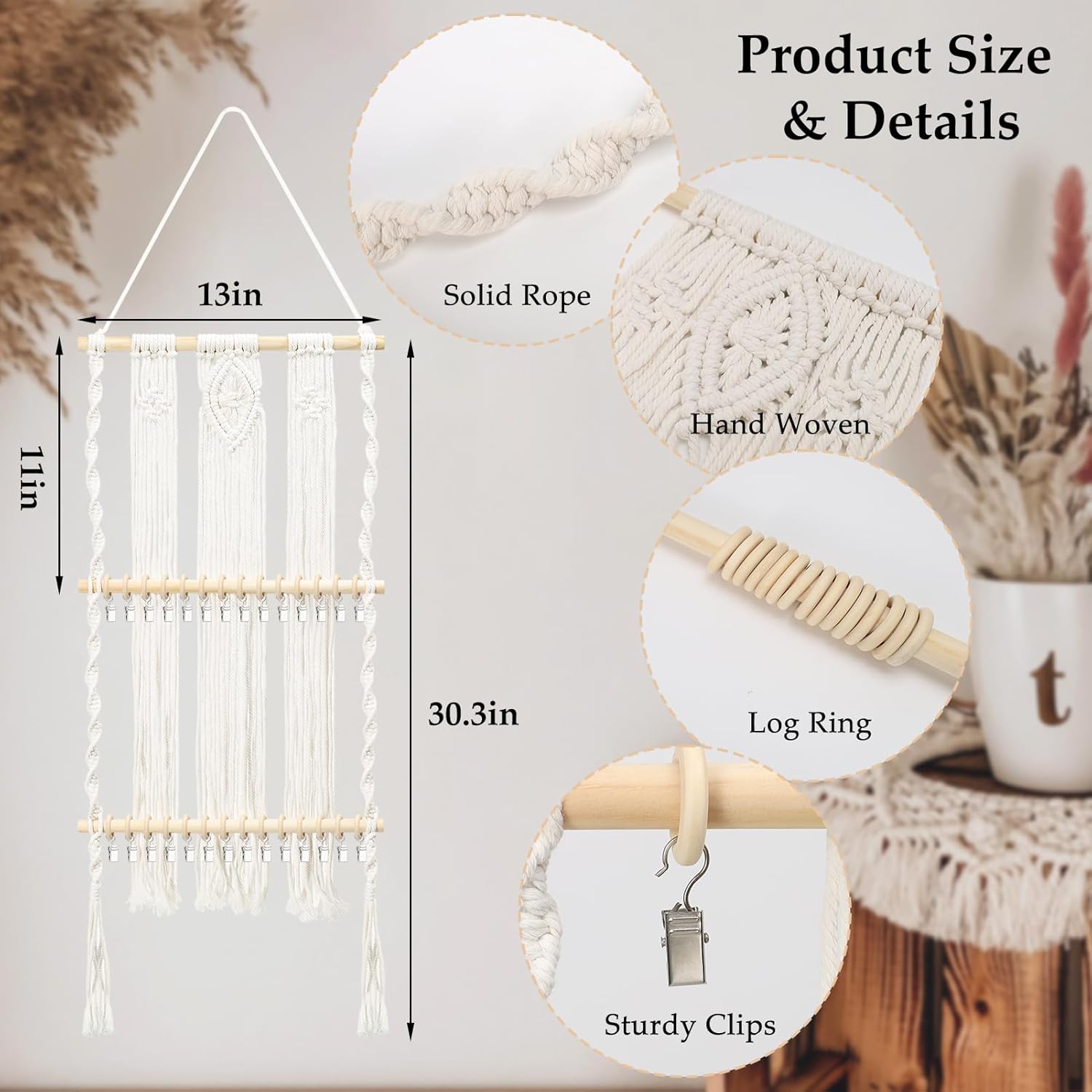 Svepndic Soporte grande para diadema para el cabello, organizador de lazos para pared, organizador de almacenamiento para diademas de bebé niña para