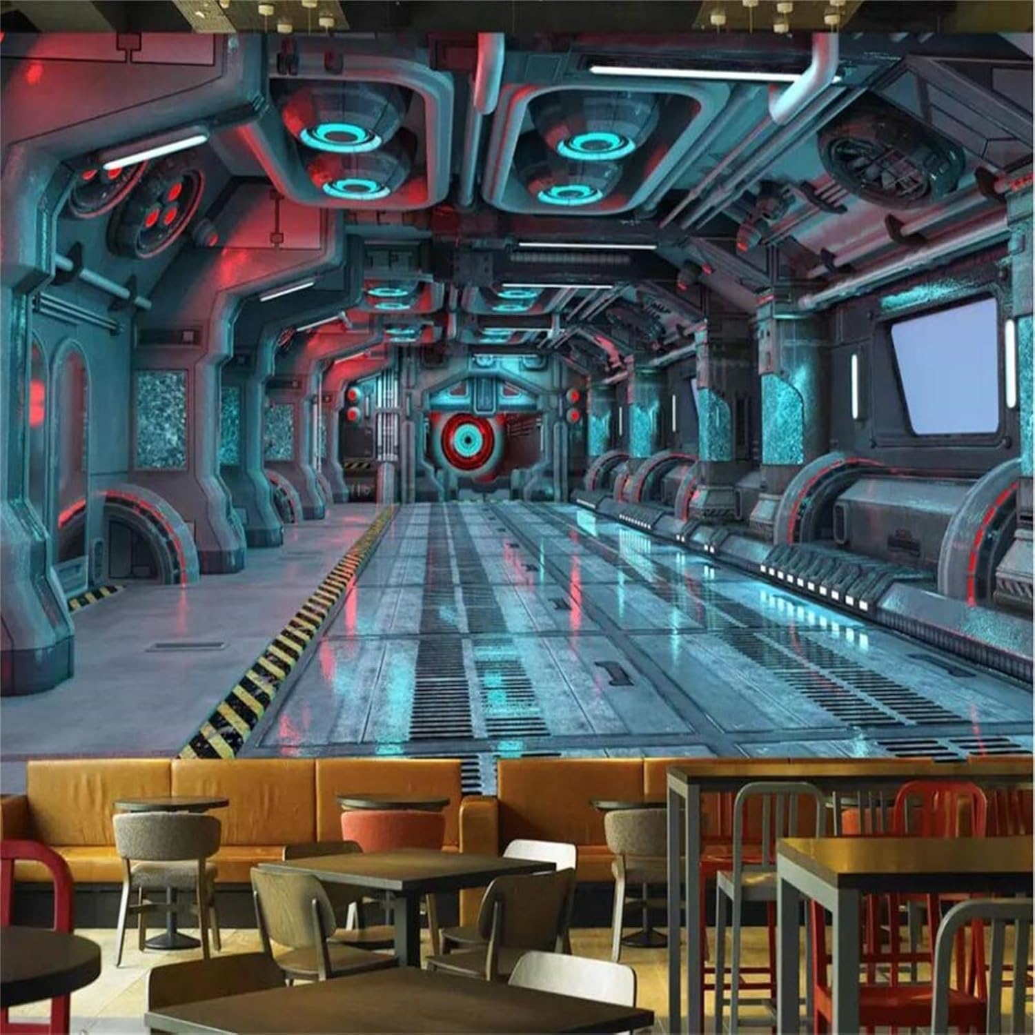Calcomanías de pared personalizadas de cápsula espacial, calcomanías de pared de nave espacial, murales de pared extraíbles, decoración de pared