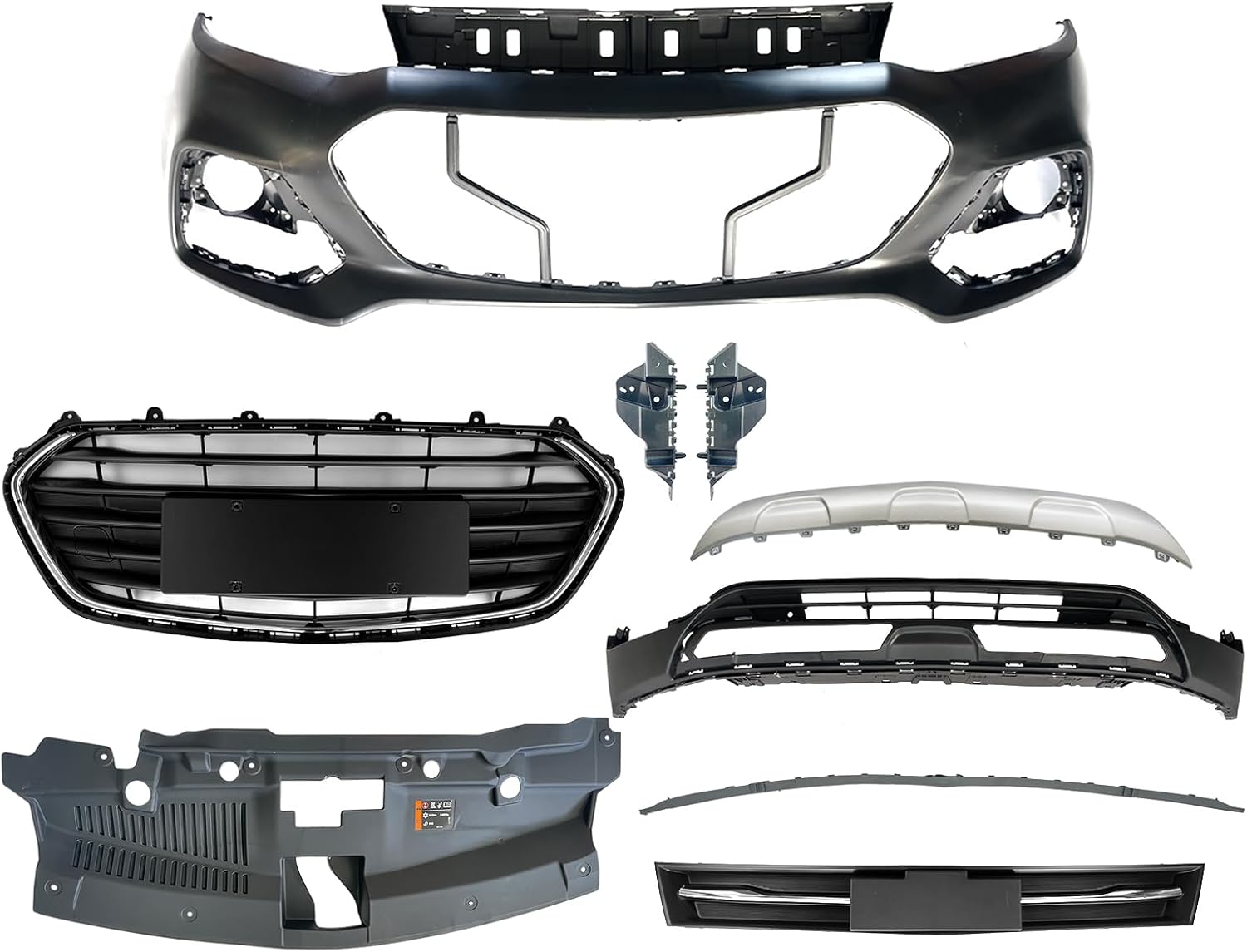 LOSTAR Trax – Rejilla para parachoques delantero, parrilla superior inferior para Ch-e-v-y Trax 2017-2021