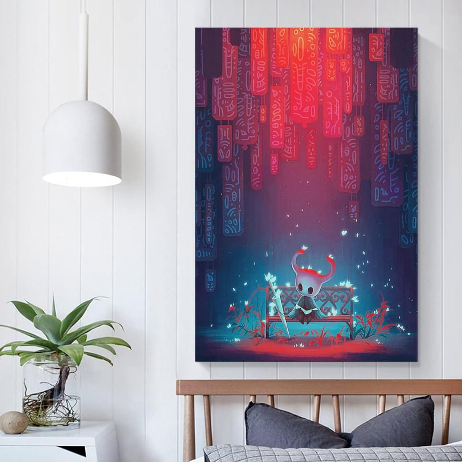SNKB Póster de caballero hueco, pintura decorativa, lienzo, arte de pared, para sala de estar, dormitorio, 16 x 24 pulgadas (15.7 x 23.6 in)