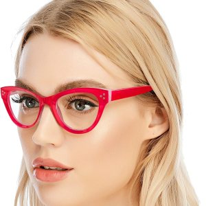 AQWANO Lentes de lectura de ojo de gato con bloqueo de luz azul, para computadora de gran tamaño, para mujeres, lentes con filtro antirreflejos, AQWANO Lentes de lectura de ojo de gato con bloqueo de luz azul, para computadora de gran tamaño, para mujeres, lentes con filtro antirreflejos,