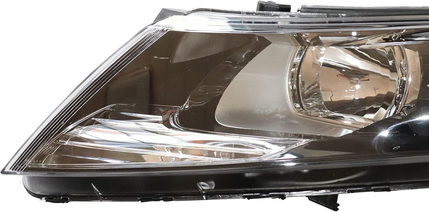 Para 2011 2012 2013 Kia Optima Halógeno Faro Faro Reemplazo Izquierdo Lado Conductor Lente Transparente Carcasa Cromo (lado izquierdo)