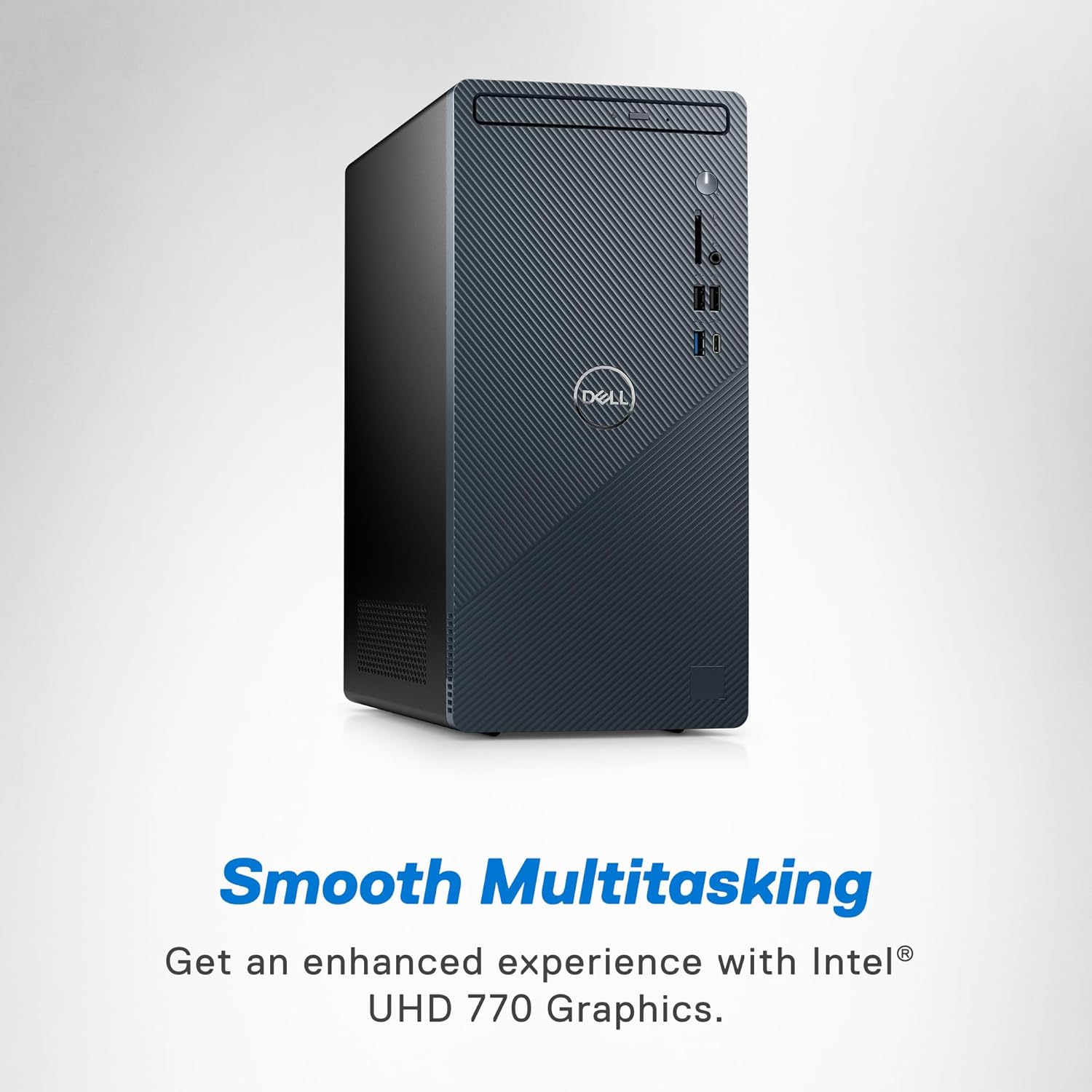 Dell Inspiron 3020 Desktop – Intel Core i7-13700, SSD de 1 TB + disco duro de 1 TB, RAM DDR4 de 16 GB, DVD RW, gráficos Intel UHD 770, Windows 11