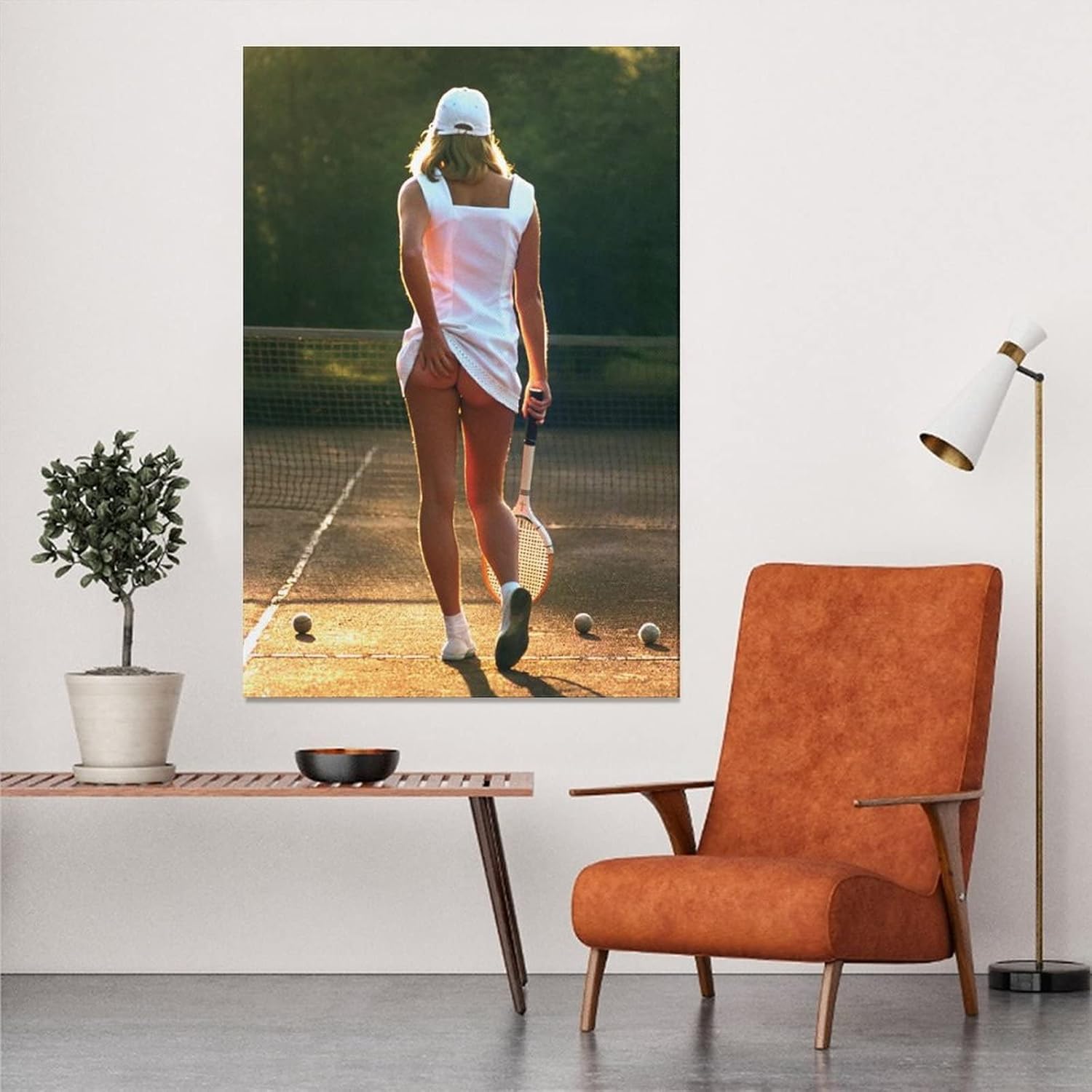 LEES TOSS Póster de niña de tenis en lienzo, arte de pared, para sala de estar, dormitorio, pintura, pósteres decorativos para habitación, estética,