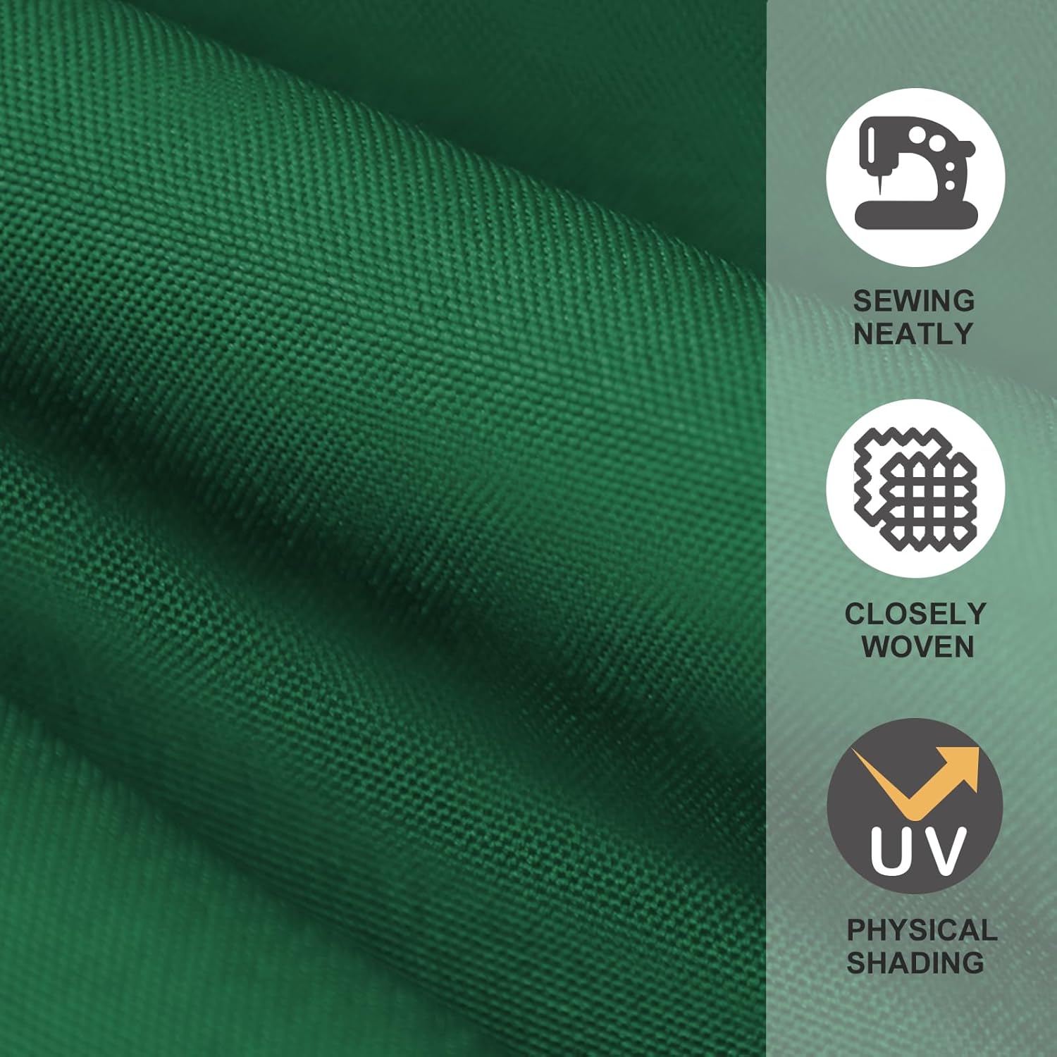 EliteShade USA SunUmbrella – Fundas de repuesto de 7.5 pies con 6 varillas, para sombrilla de patio (solo el toldo) (verde bosque)