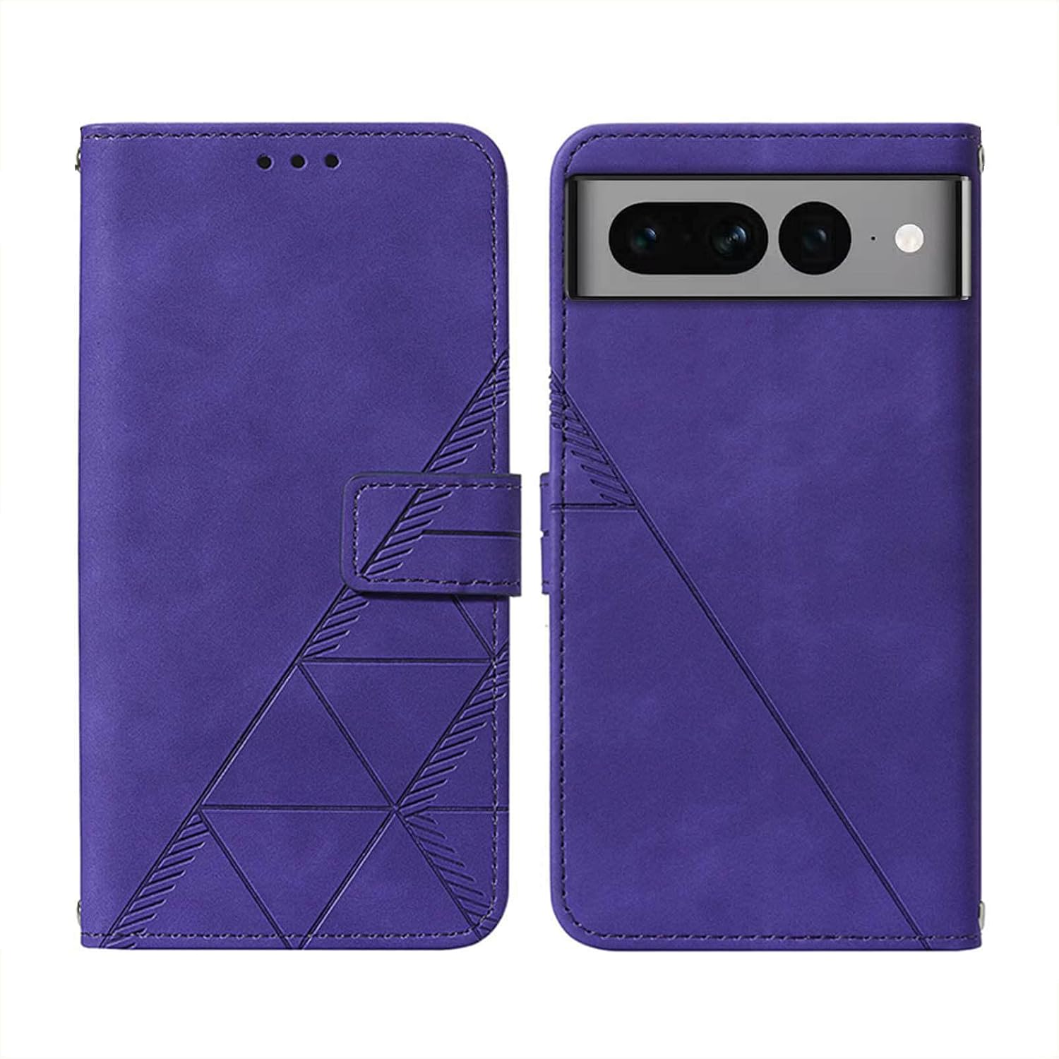 Funda compatible con Pixel 7 Pro, función atril, correa de muñeca, ranuras para tarjetero, funda protectora interior de TPU para Google Pixel 7 Pro,