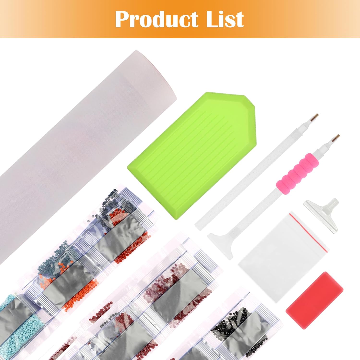MXJSUA Kits de arte de diamantes de flores blancas para adultos, kits de pintura de diamantes para adultos, kit de bordado de gemas de diamante
