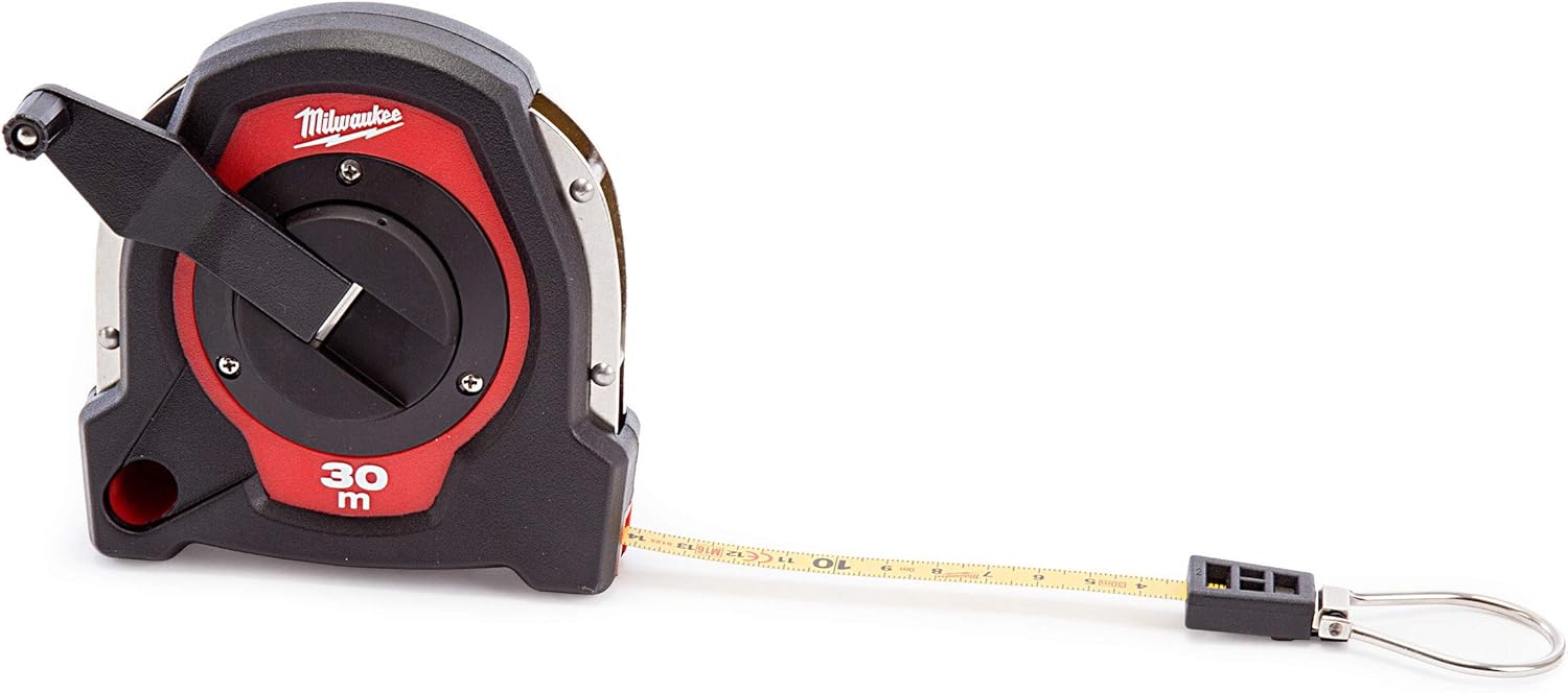 Milwaukee 48225103 Cinta larga cerrada 98.4 ft (ancho 0.374 in) (solo métrico), rojo