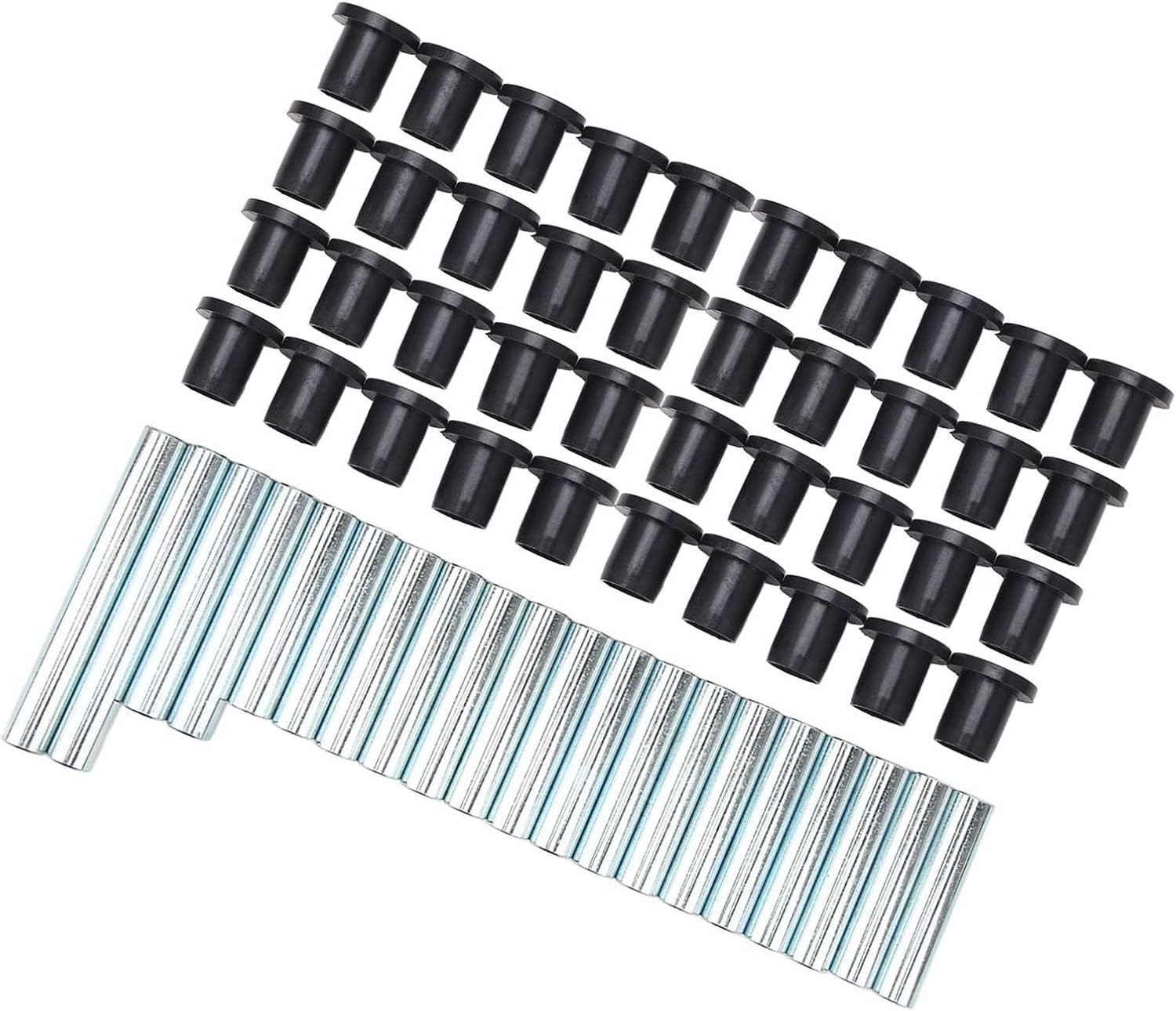 Control Arm Bushing Kit Wear Resistant Replacement for XP 800 Steel ABS 60PCS Black Low for ATV Enthusiasts