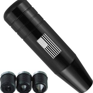UGSHY 1 perilla de palanca de cambios de automóvil, perilla de palanca de cambios de metal de 5.1 pulgadas, manija de palanca de cambios con UGSHY 1 perilla de palanca de cambios de automóvil, perilla de palanca de cambios de metal de 5.1 pulgadas, manija de palanca de cambios con