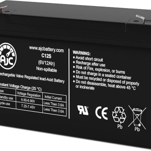 AJC Batería compatible con Peg Perego Fire Chief 6V 12Ah Ride-On Toys Batería AJC Batería compatible con Peg Perego Fire Chief 6V 12Ah Ride-On Toys Batería