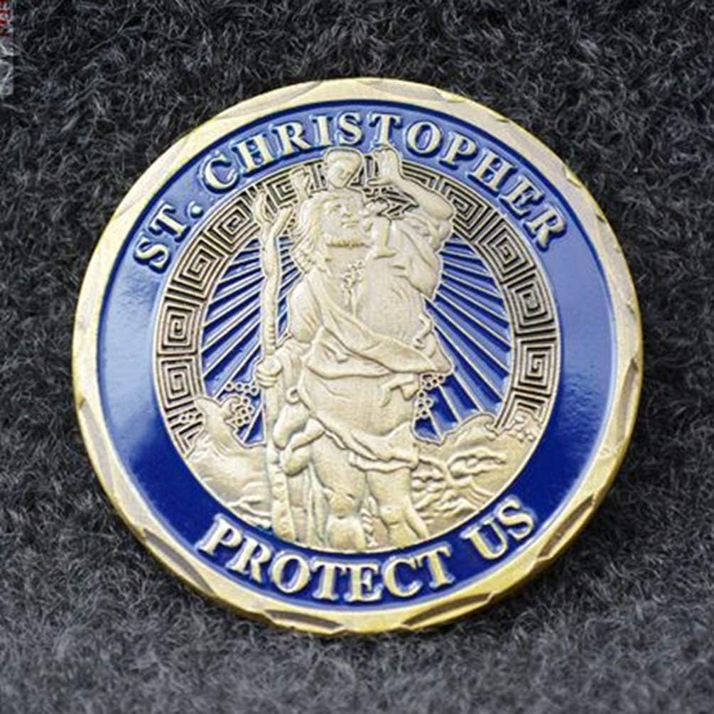Moneda de oración de San Cristóbal Proteger de Estados Unidos