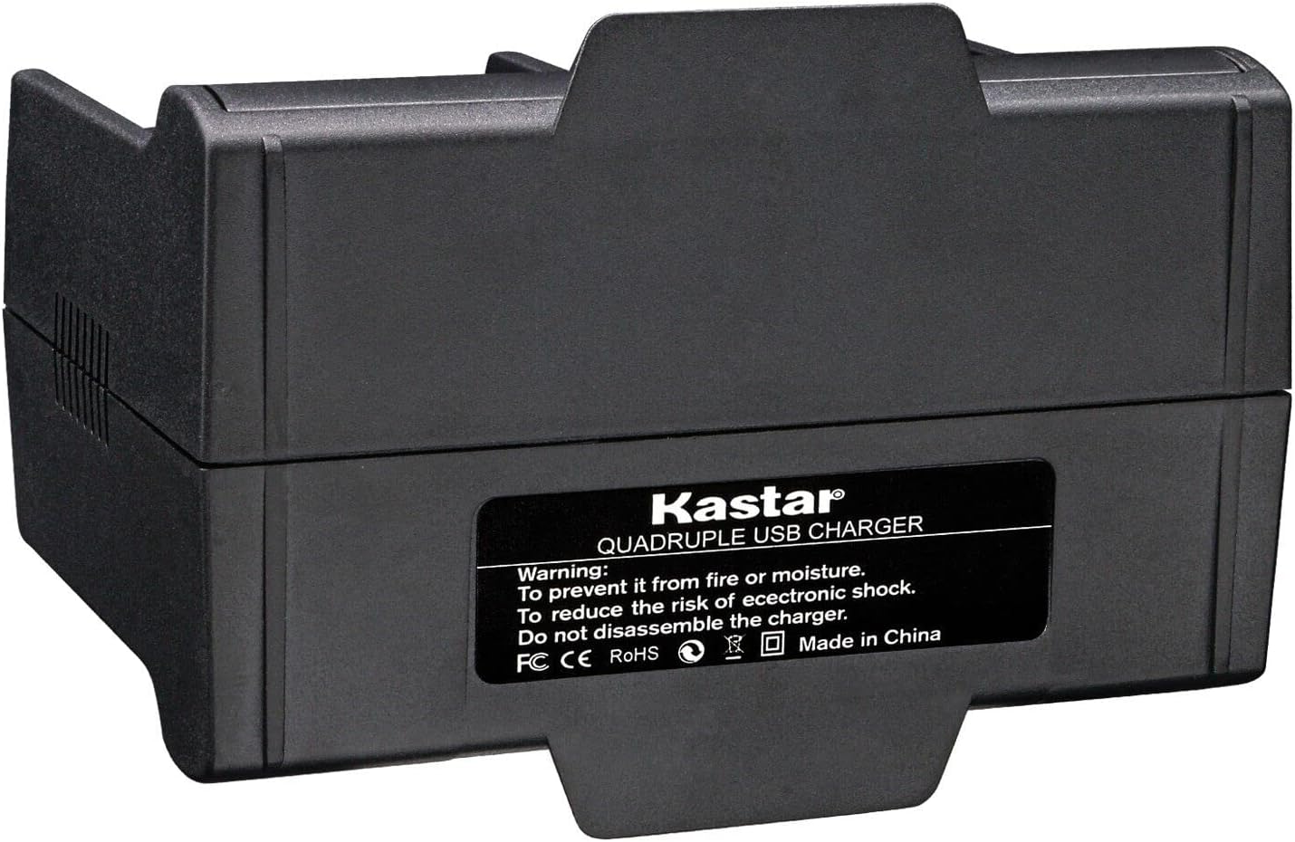 Kastar Paquete de 1 batería y cargador cuádruple compatible con Canon BP-808, BP808, BP-809, BP809, BP-819, BP819, BP-827, BP827, cargador Canon