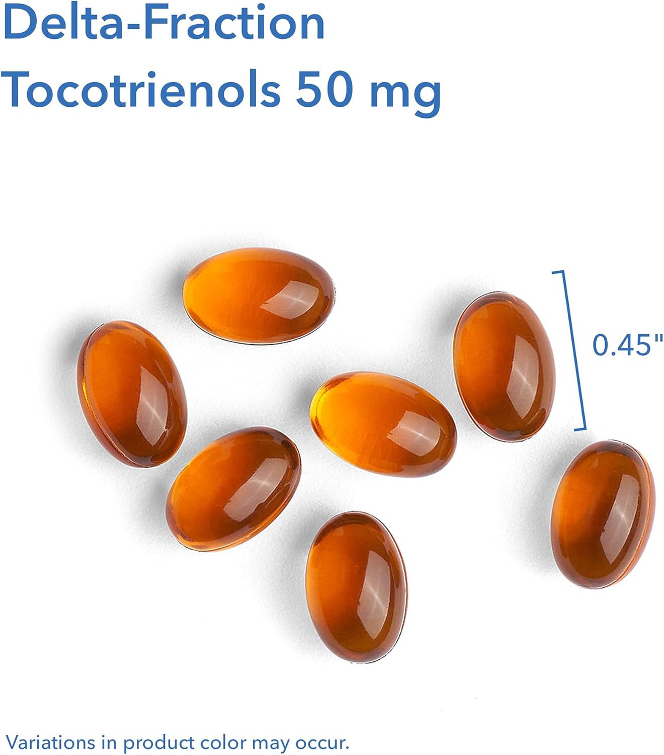 Allergy Research Group Delta-Fraction Tocotrienoles Suplemento – 50 mg de vitamina E, Annatto, Gamma, Tocotrienoles solamente, sin tocoferol,