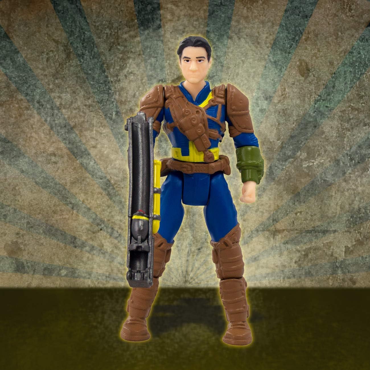 Figuras Fallout Mega Merge (Nuka Cola, Vault Dweller, T-45 Power Armor, T-52, X-01 Armor, Nick Valentine) (Vault Dwelller)