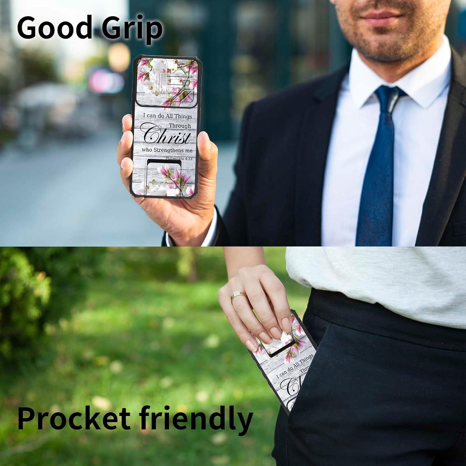 Rossy Funda para Samsung A53 5G, Galaxy A53 5G con funda para cámara deslizante con soporte integrado, soporte de doble capa, híbrida a prueba de