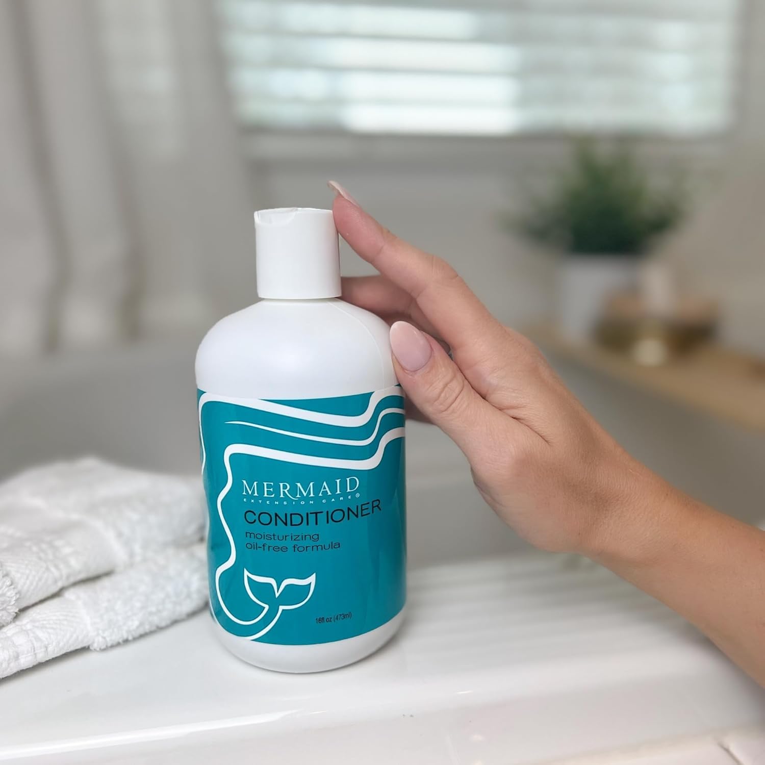 Acondicionador para el cuidado del cabello con extensión de sirena, sin aceite, suave, hidratante, producto de hyrdrating de grado de salón seguro