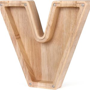 Alcancía de madera personalizada, letras del alfabeto, letrero decorativo, alcancía, es un regalo único perfecto, decoración, recuerdo o alcancía de Alcancía de madera personalizada, letras del alfabeto, letrero decorativo, alcancía, es un regalo único perfecto, decoración, recuerdo o alcancía de