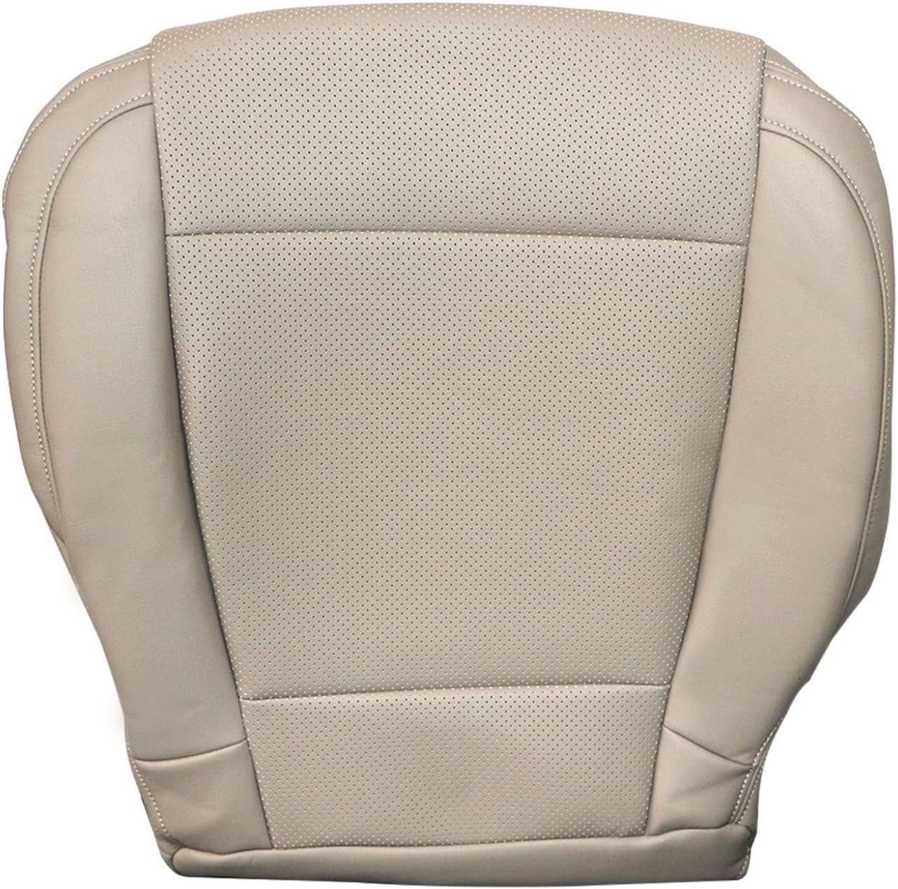 NLQR Cubierta del asiento delantero del conductor inferior de cuero de repuesto para Ford F150 Lariat 2015 2016 2017