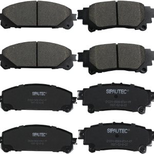 SIPAUTEC – Juego de pastillas de freno delanteras y traseras de 4 ruedas de repuesto de pastillas de freno de disco de cerámica para Toyota Sienna SIPAUTEC – Juego de pastillas de freno delanteras y traseras de 4 ruedas de repuesto de pastillas de freno de disco de cerámica para Toyota Sienna