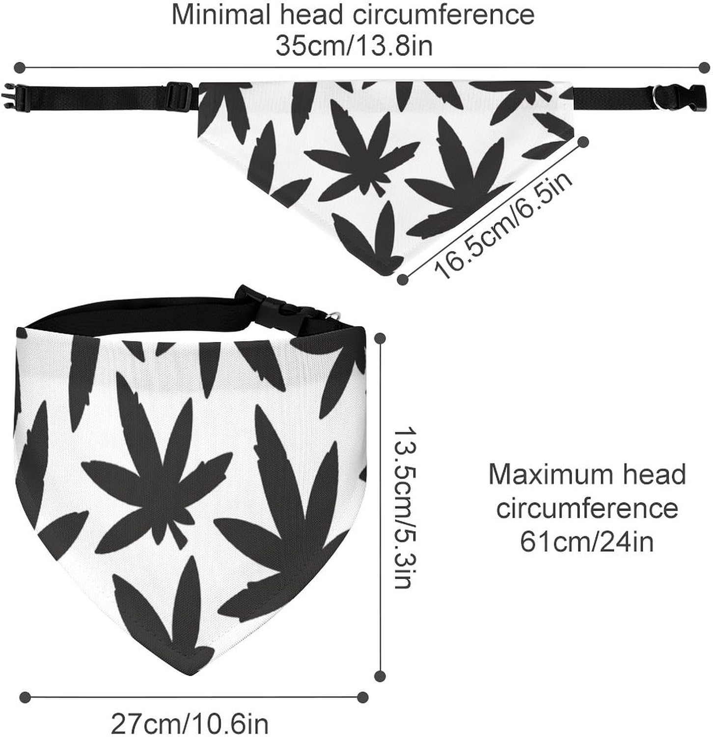 Bandana triangular para perros y cachorros, bufanda triangular con hebilla ajustable para perros pequeños y medianos, cachorros y gatos, bufanda