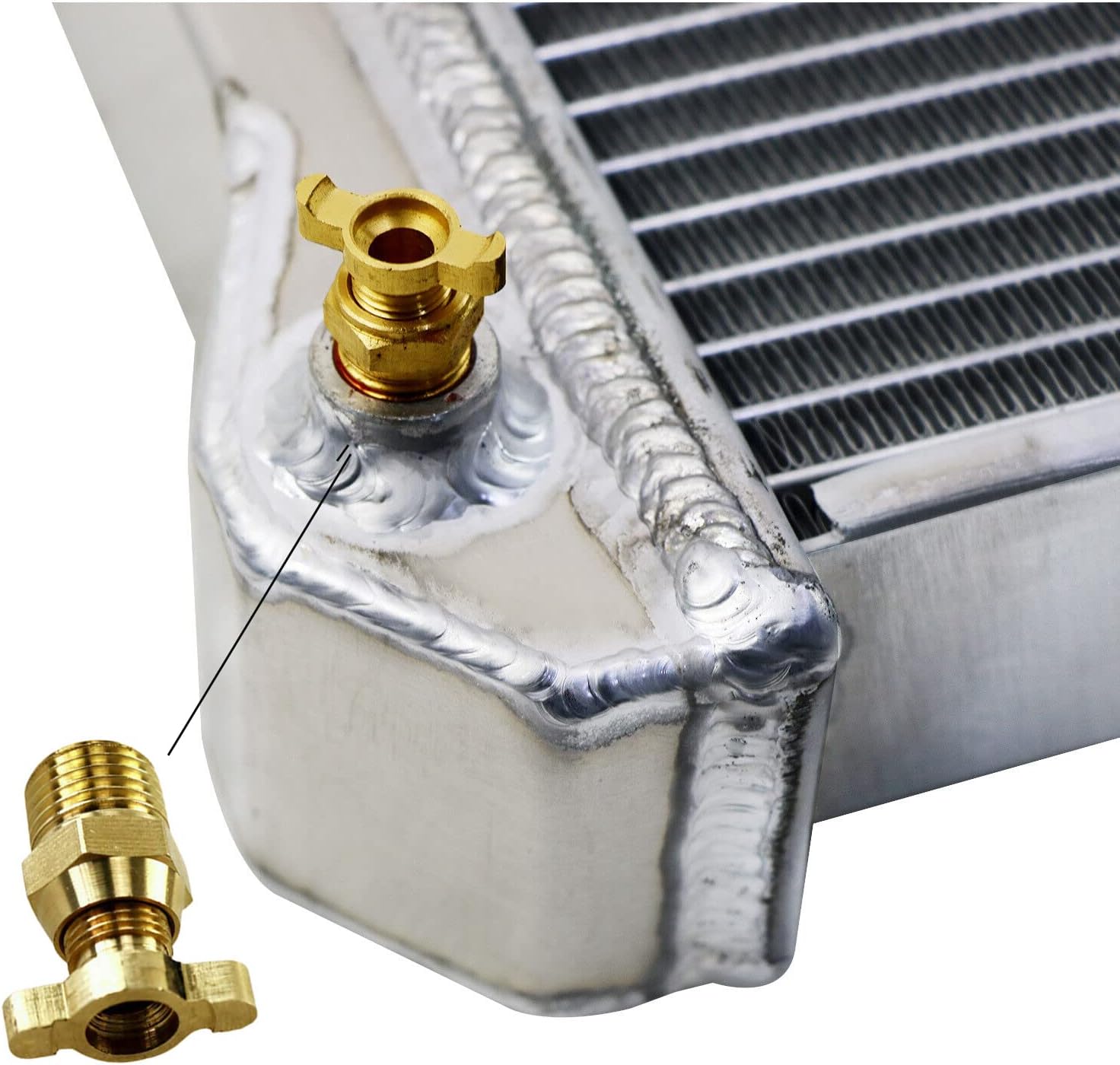 AluRadiador Radiador de aluminio para ChevyGMC C1500 C2500 C3500 K1500 K1500 K2500 K3500 P30 P3500 5.0L 5.7L V8 4.3L V6 Gas Cheyenne Silverado