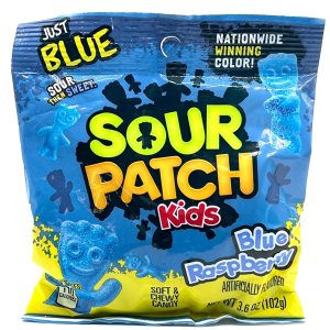 Sour Patch Kids Blue Raspberry Candy, color ganador a nivel nacional Sour Patch Kids Blue Raspberry Candy, color ganador a nivel nacional