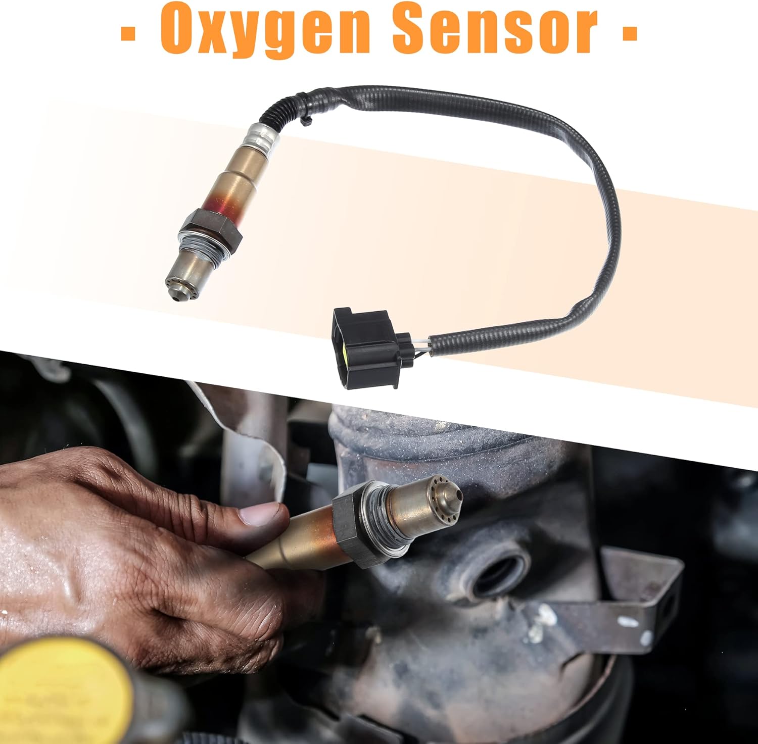 X AUTOHAUX Sensor de oxígeno O2 de la relación de combustible del aire del coche substituye 0045420818 para Mercedes-Benz CL 550 2007-2010 para