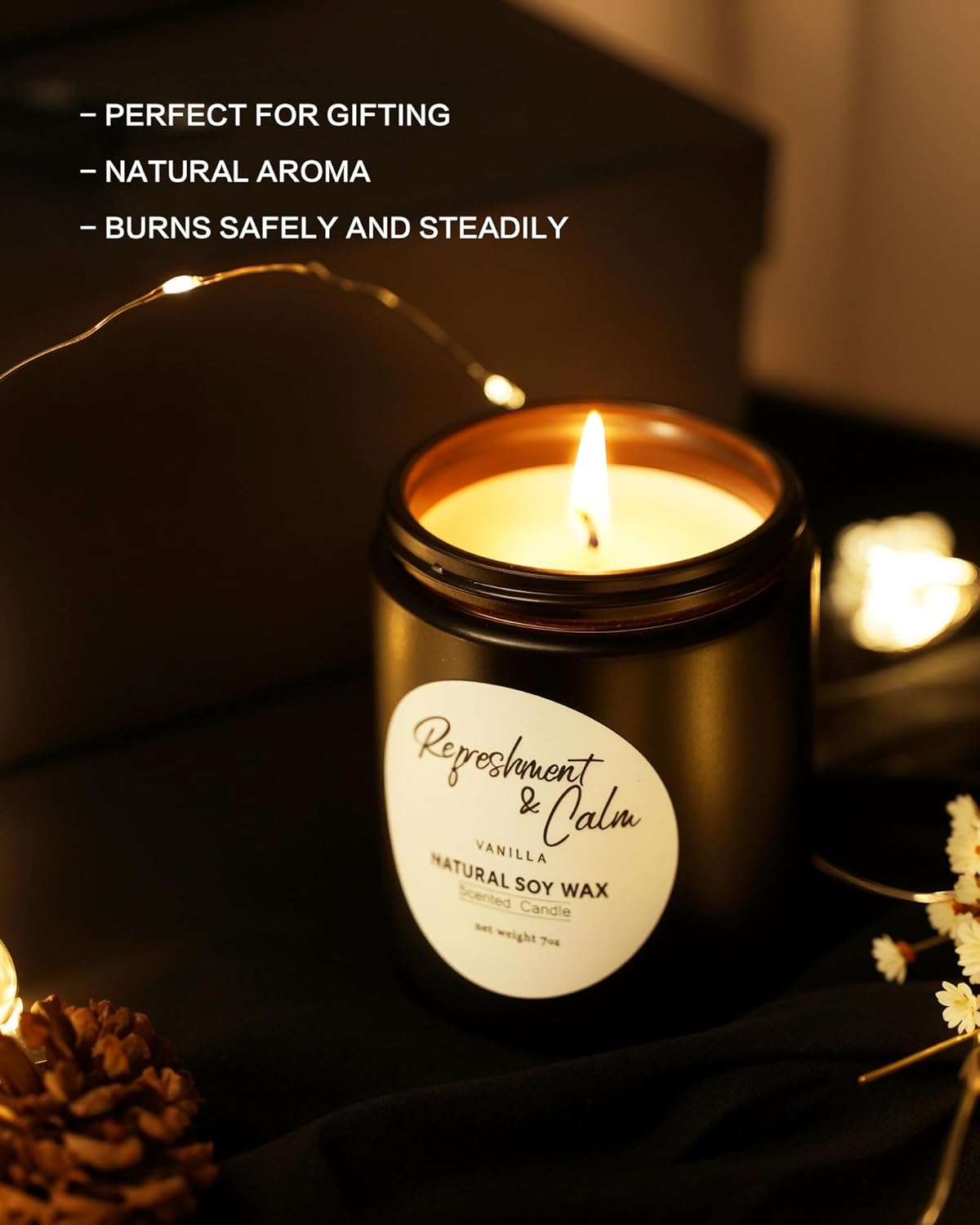 IZIDDO Velas perfumadas, velas aromáticas para el hogar, 45 horas de combustión, velas de soja, alivio del estrés y velas de baño y cuerpo, velas