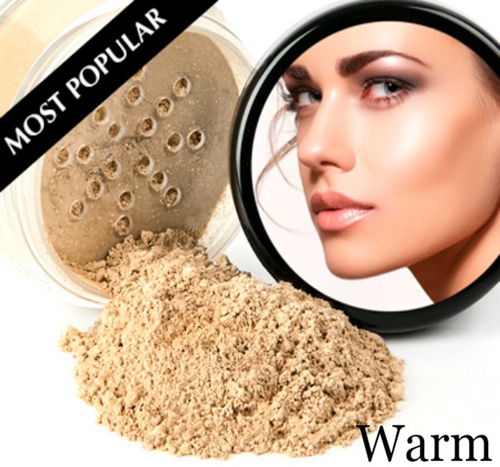 Kit de maquillaje mineral de tamaño completo, set de base mate