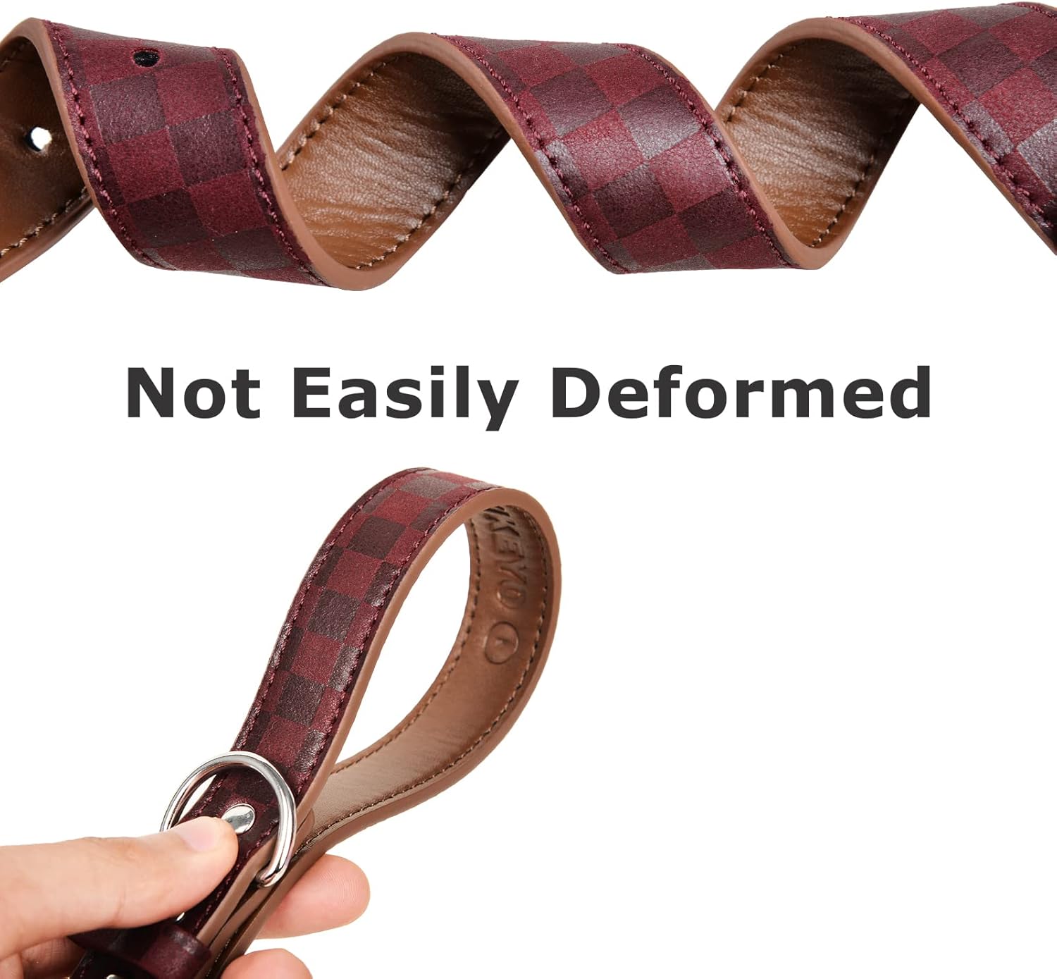 Collar de perro para perros pequeños, medianos y grandes, collares para mascotas, hembras y niños, collar de piel sintética con estampado a cuadros,