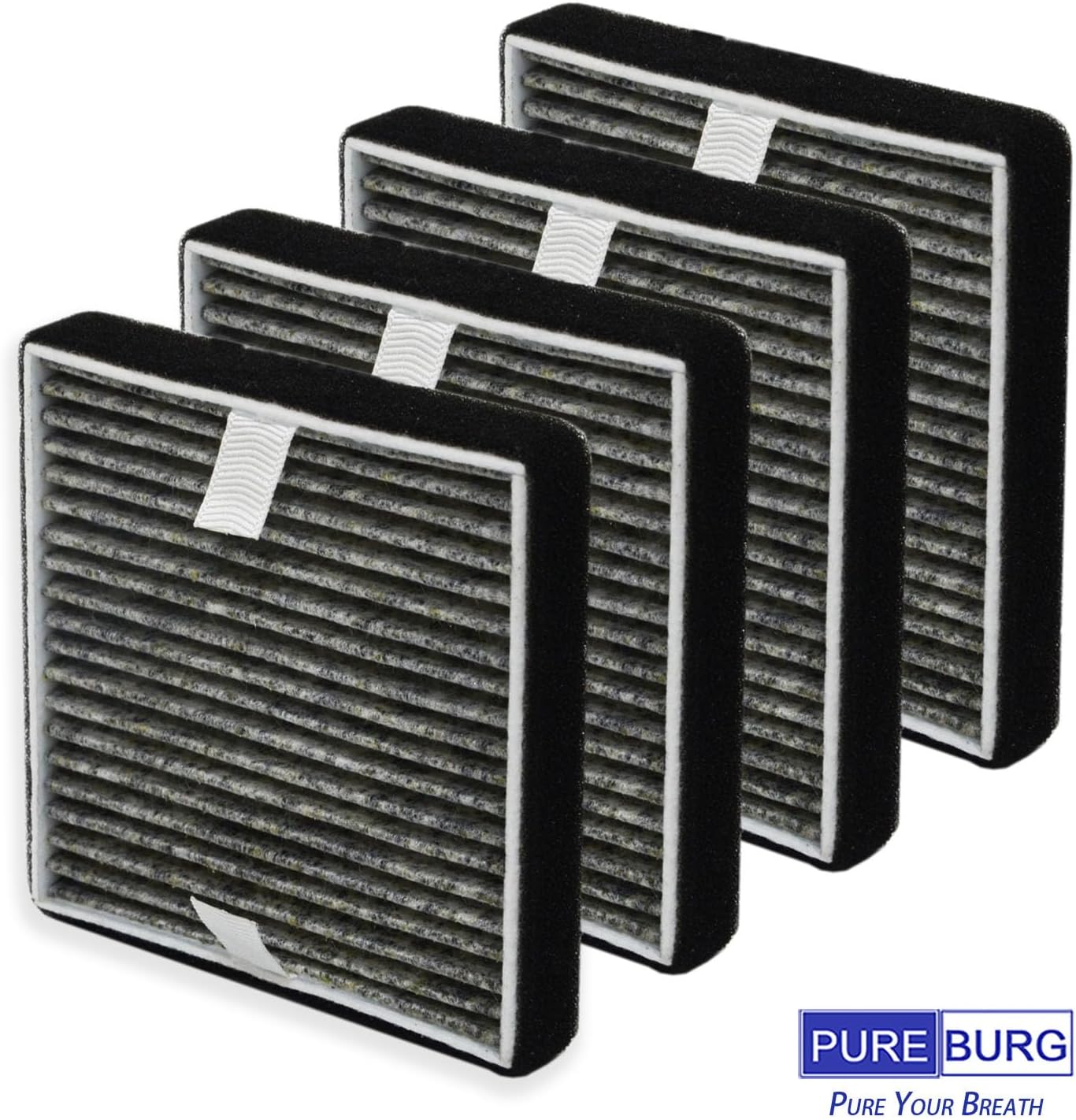 PUREBURG Filtros de repuesto FHT150W compatibles con el filtro de aire Febreze OdorGrab FHT150W, parte FRF105T filtro, reductor de olor, limpieza de