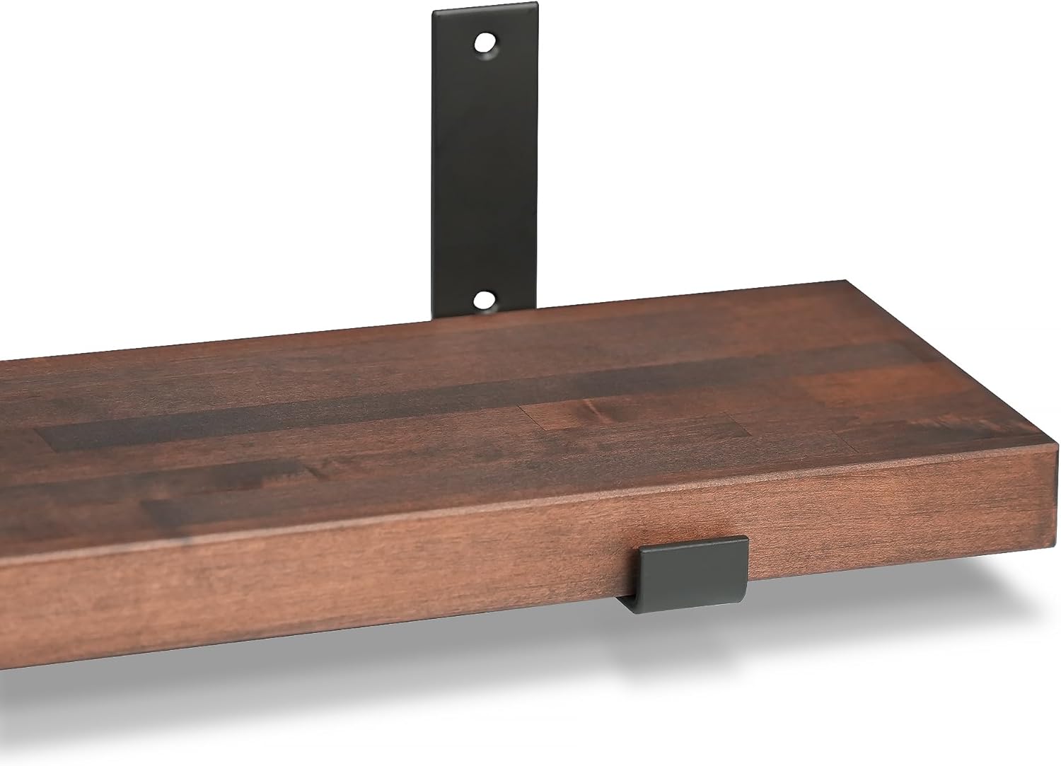 CONSDAN Estantes flotantes, madera cultivada en Estados Unidos, estantes de pared para dormitorio, baño, sala de estar, cocina, 36 x 7.5 x 1.5
