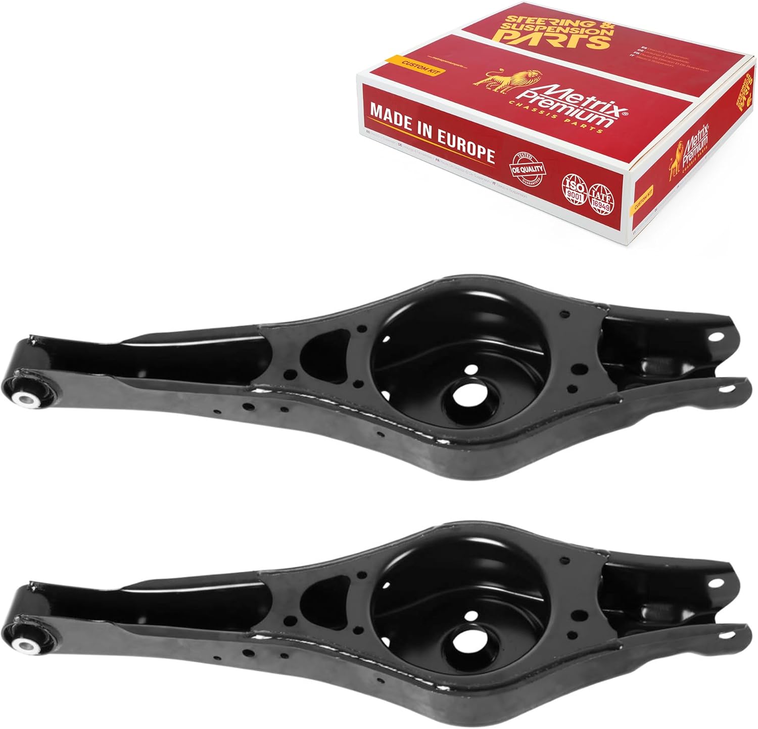 Metrix Premium – Brazo de control trasero inferior RK642309 para Audi A3 06-13, 09-13 A3 Quattro, 15-18 Q3, 08-09 TT, 15-18 Q3 Quattro, 08-15 TT