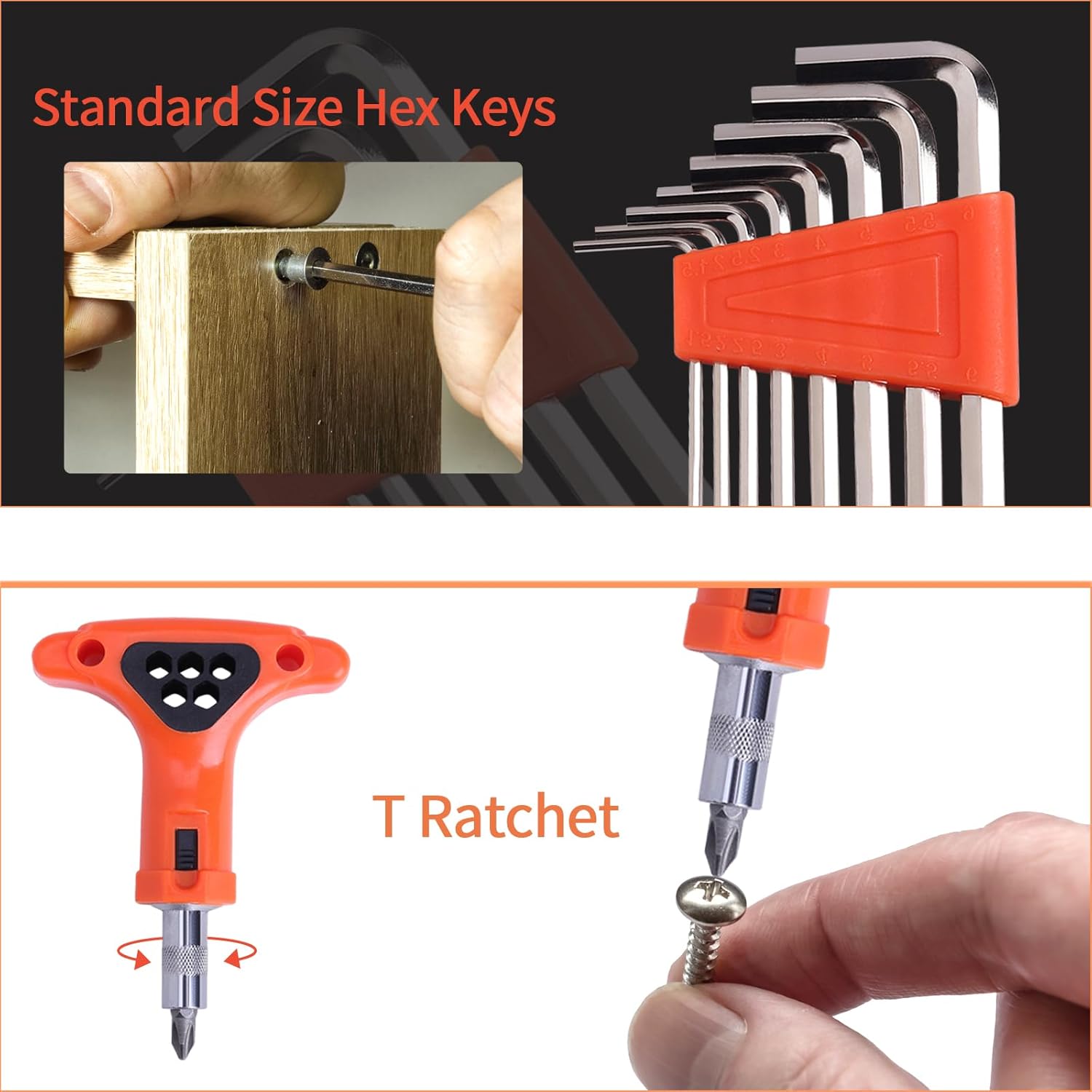 Juego de herramientas para el hogar, 109 piezas, kit de herramientas manuales básicas de bricolaje con caja de herramientas de almacenamiento, para