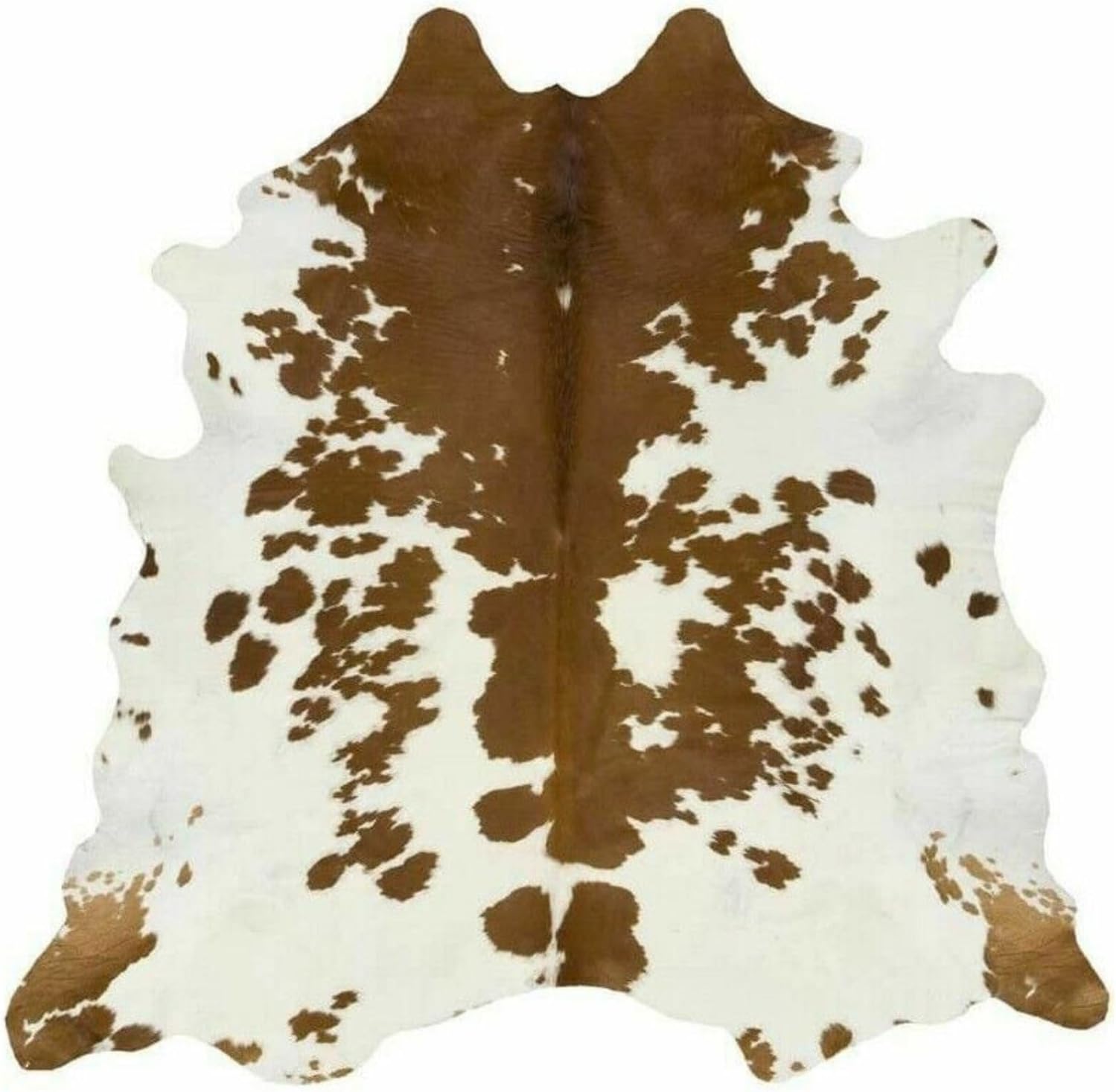 DECIMAL Cowhides – Alfombra de piel de vaca natural, alfombra de piel de vaca para dormitorio y sala de estar, alfombra decorativa moderna de piel