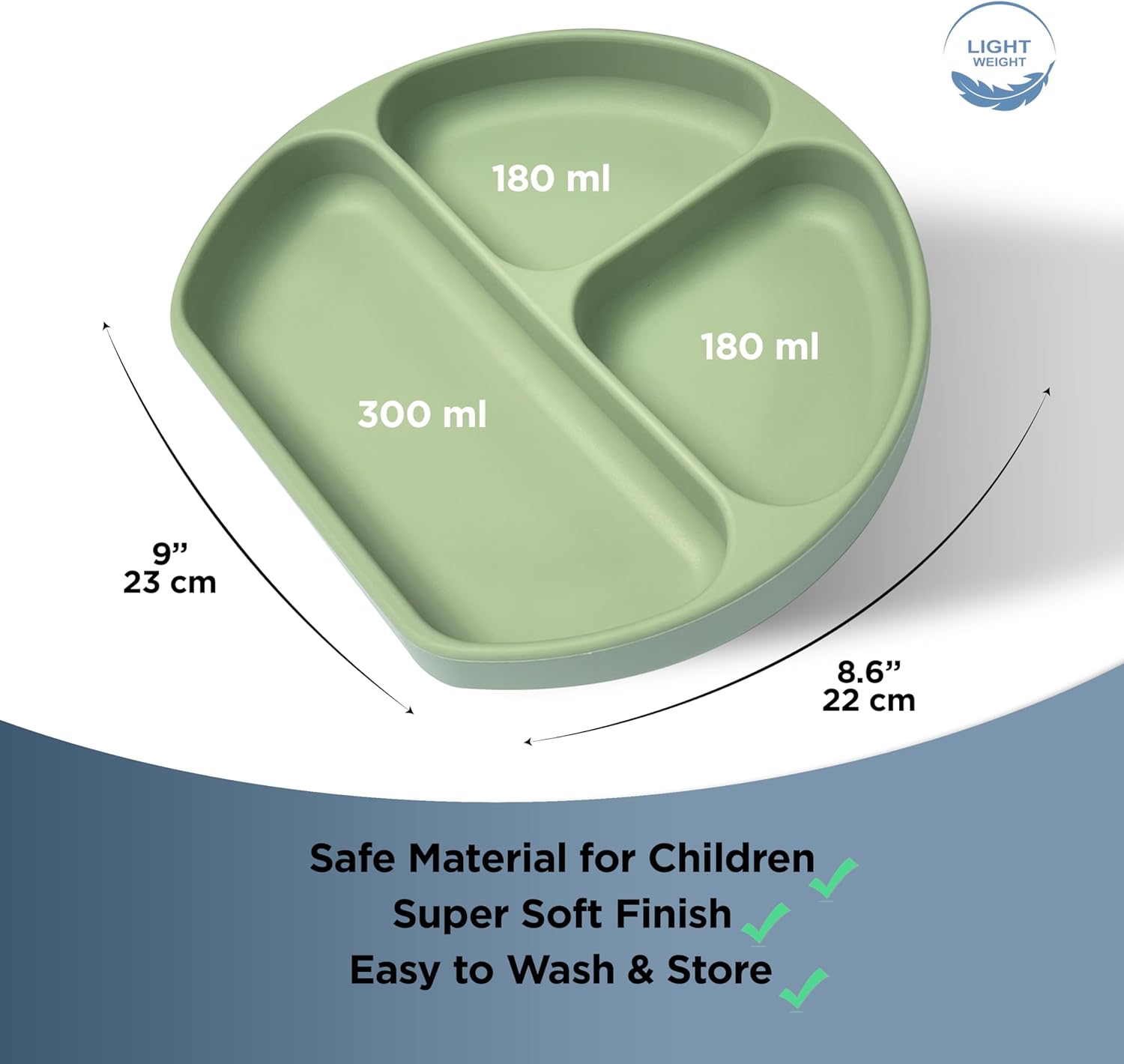 Paquete de 14 suministros de destete LED para bebés, juego de alimentación de bebé de silicona, juego de platos y cuencos para niños, platos para